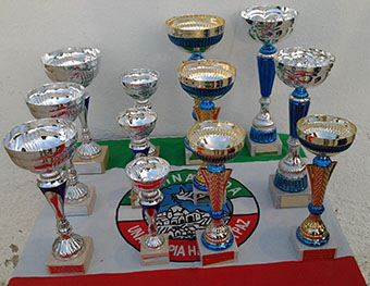 Trofeos del campeonato de verano