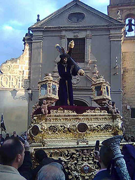 Jesús Nazareno de Osuna, el Viernes Santo. Foto: Rosario Palomo.