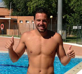 El nadador Paco Nogales