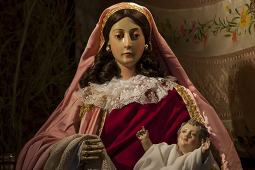Nuestra Señora de la Asunción, Virgen María en este Misterio. Foto: Miguel Ángel Carmona.