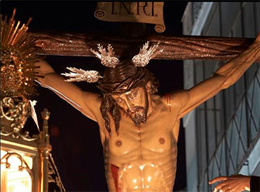 Cristo de la Salud de Estepa. Foto: Web oficial de la hermandad.