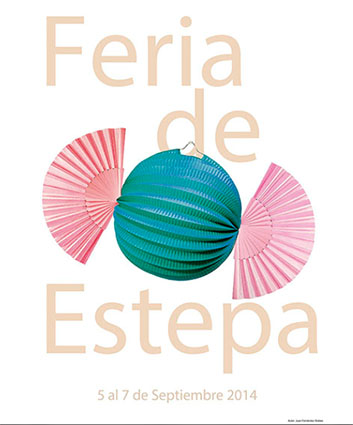 El cartel de la Feria de Estepa 2014, obra de Juan Fernández Robles